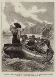 Englische heilige Poesie der alten Zeit, eine Szene aus Andrew Marvells Emigranten